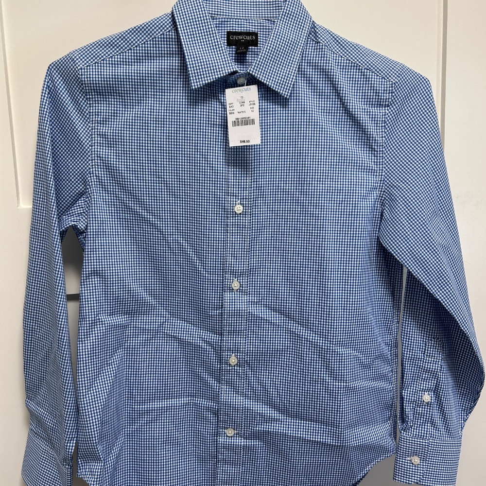 Crewcuts boys button down shirt New with tags